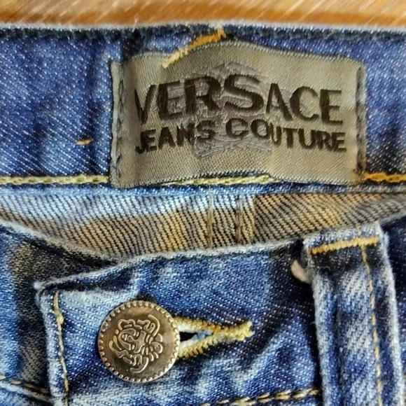 Versace Jeans Collection Blue Straight Leg Denim - Picture 2 of 4